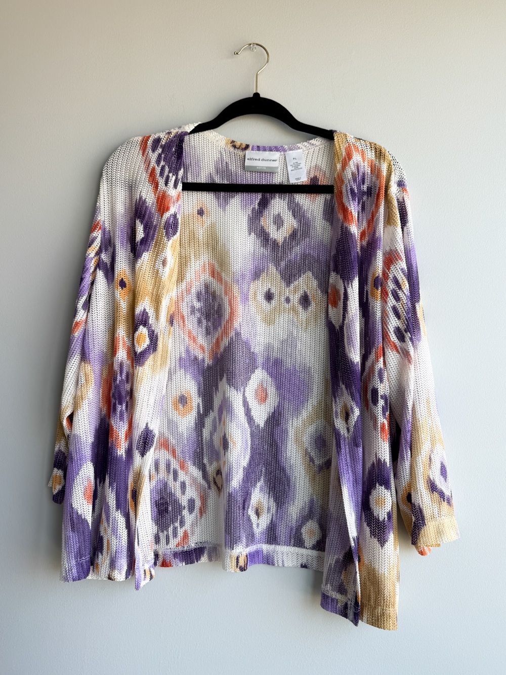 Alfred Dunner Petite Open-Front  Cardigan